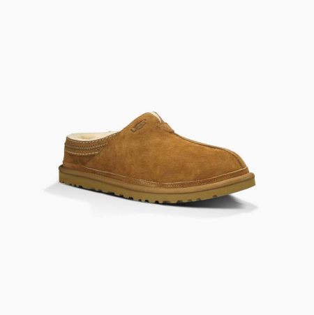 UGG Neuman Brown Slippers for Men (AIKN96021)